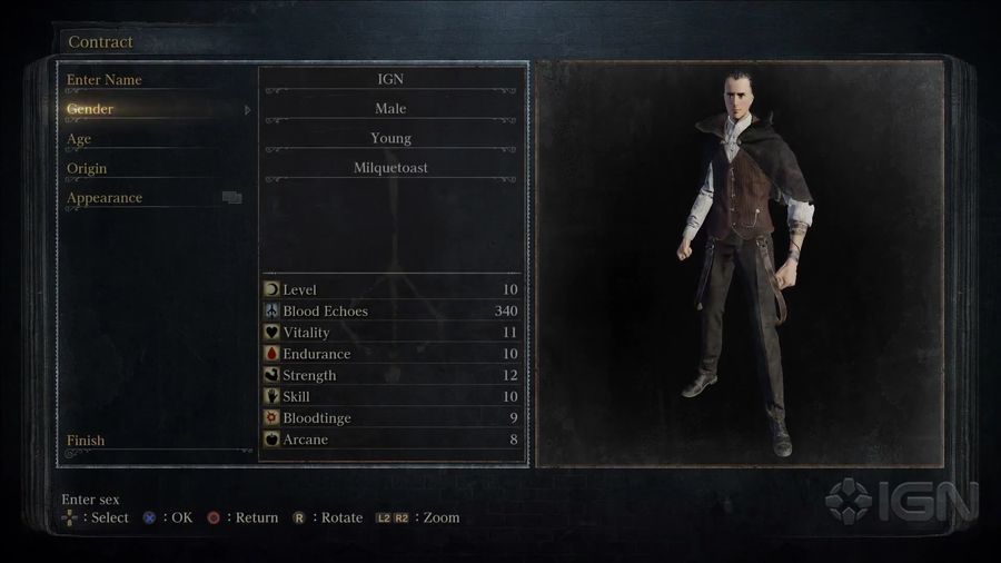 Bloodborne- Exploring its Vast Character Creator - IGN First.mp4_000053576_